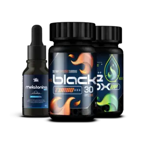 Melatonina + BlackTurbo + DetoxUp